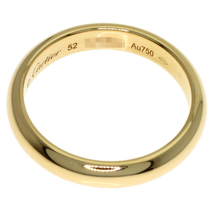 CARTIER 1895 Wedding #52 Ring K18 Yellow Gold Ladies [Used]