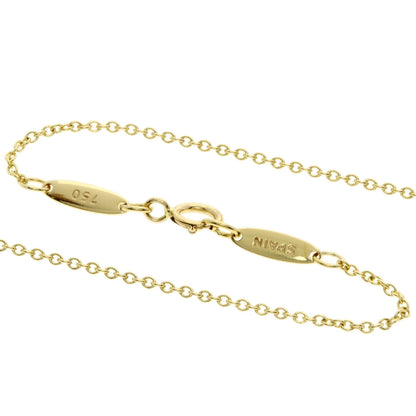 TIFFANY&Co. Double teardrop Necklace K18 Yellow Gold Ladies [Used]
