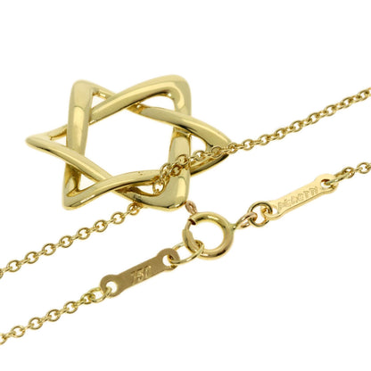 TIFFANY&Co. David Necklace K18 Yellow Gold Ladies [Used]