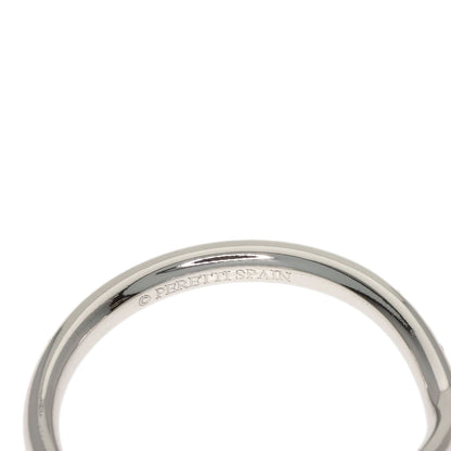 TIFFANY&Co. Curved band Diamond Ring Platinum PT950 Ladies [Used]