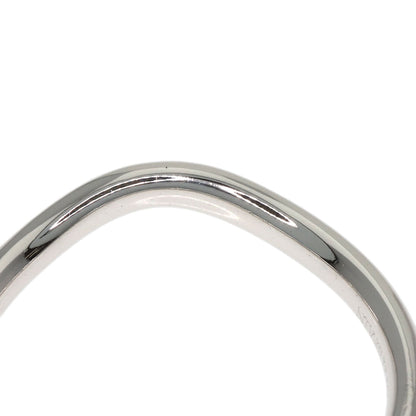 TIFFANY&Co. Curved band Diamond Ring Platinum PT950 Ladies [Used]