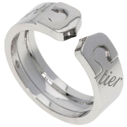 CARTIER C2 Ring 2007 Limited Edition #52 Ring K18 White Gold Ladies [Used]