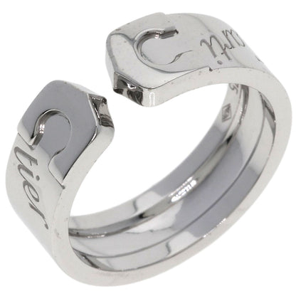 CARTIER C2 Ring 2007 Limited Edition #52 Ring K18 White Gold Ladies [Used]