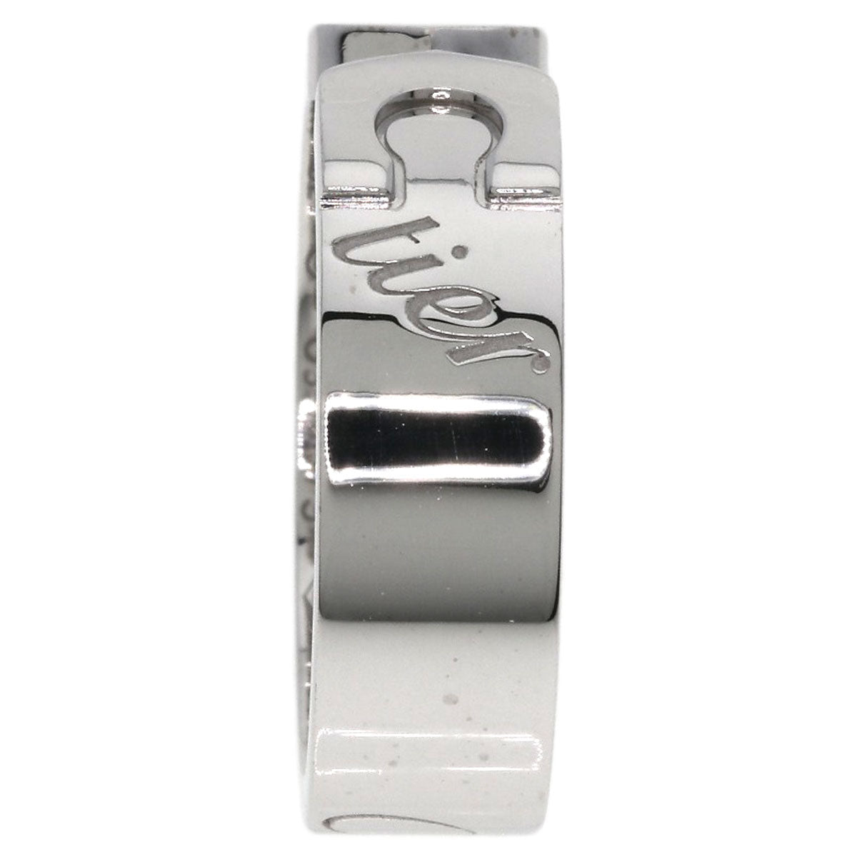 CARTIER C2 Ring 2007 Limited Edition #52 Ring K18 White Gold Ladies [Used]