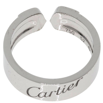 CARTIER C2 Ring 2007 Limited Edition #52 Ring K18 White Gold Ladies [Used]