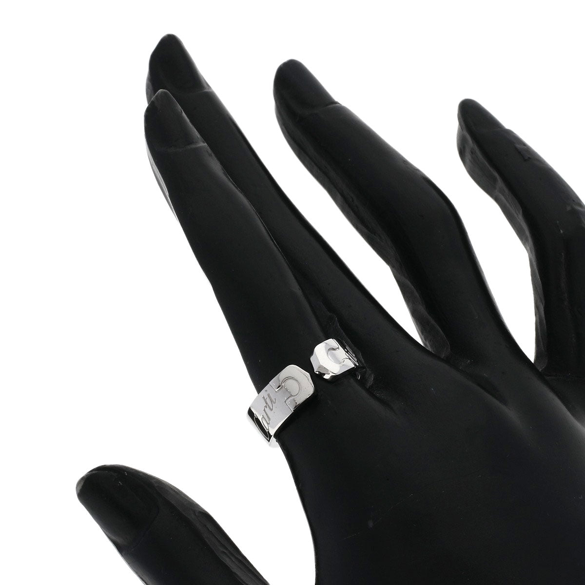 CARTIER C2 Ring 2007 Limited Edition #52 Ring K18 White Gold Ladies [Used]