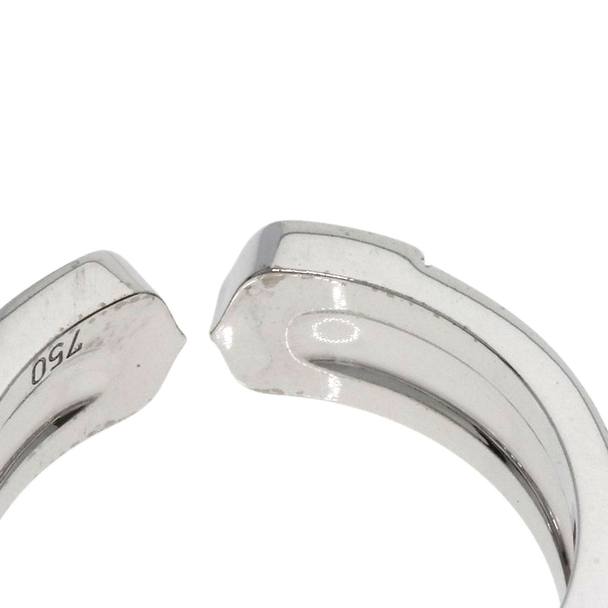 CARTIER C2 Ring 2007 Limited Edition #52 Ring K18 White Gold Ladies [Used]