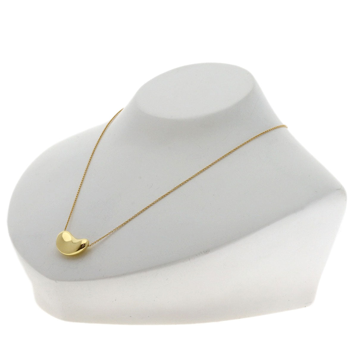 TIFFANY&Co. Bean Necklace K18 Yellow Gold Ladies [Used]