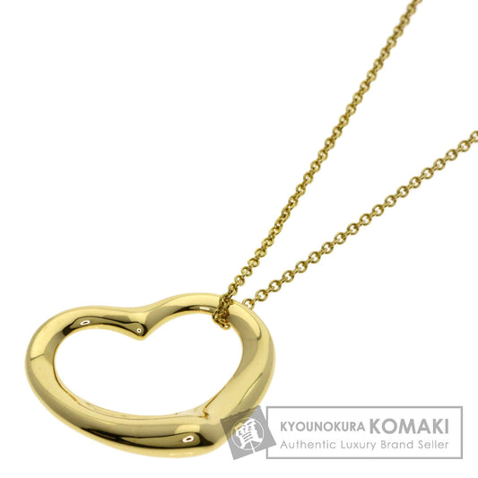 TIFFANY&Co. Open heart Necklace K18 Yellow Gold Ladies [Used]
