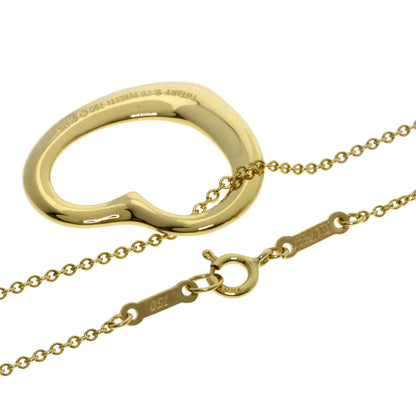 TIFFANY&Co. Open heart Necklace K18 Yellow Gold Ladies [Used]
