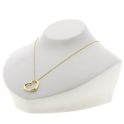 TIFFANY&Co. Open heart Necklace K18 Yellow Gold Ladies [Used]