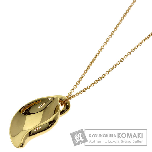 TIFFANY&Co. Leaf Necklace K18 Yellow Gold Ladies [Used]
