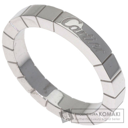CARTIER Laniere # 51 Ring K18 White Gold Ladies [Used]