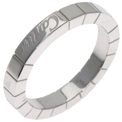 CARTIER Laniere # 51 Ring K18 White Gold Ladies [Used]