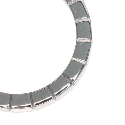 CARTIER Laniere # 51 Ring K18 White Gold Ladies [Used]