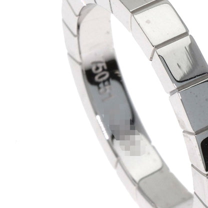 CARTIER Laniere # 51 Ring K18 White Gold Ladies [Used]
