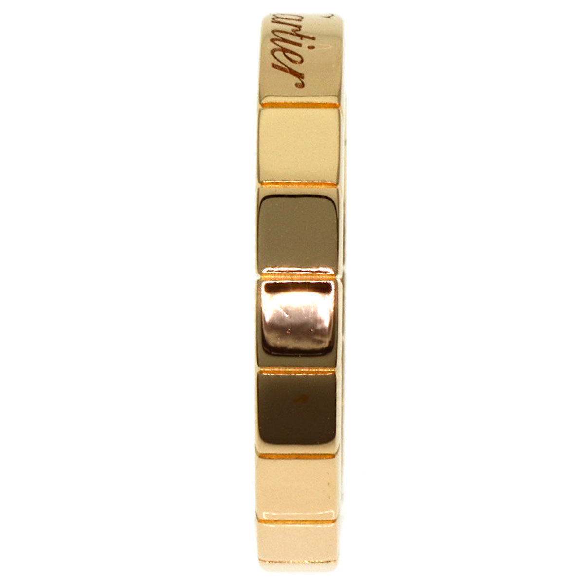 CARTIER Lanier # 47 Ring K18 Pink Gold Ladies [Used]
