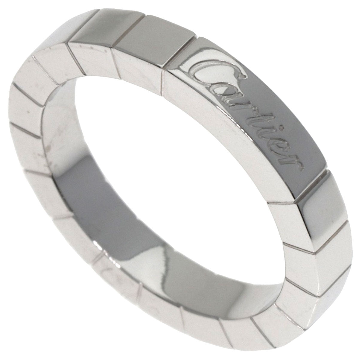 CARTIER Lanier # 47 Ring K18 White Gold Ladies [Used]