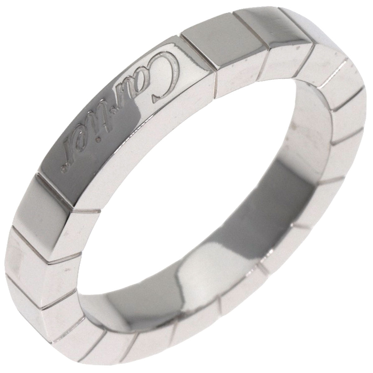 CARTIER Lanier # 47 Ring K18 White Gold Ladies [Used]