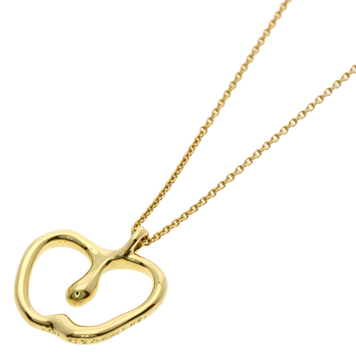 TIFFANY&Co. Apple Necklace K18 Yellow Gold Ladies [Used]