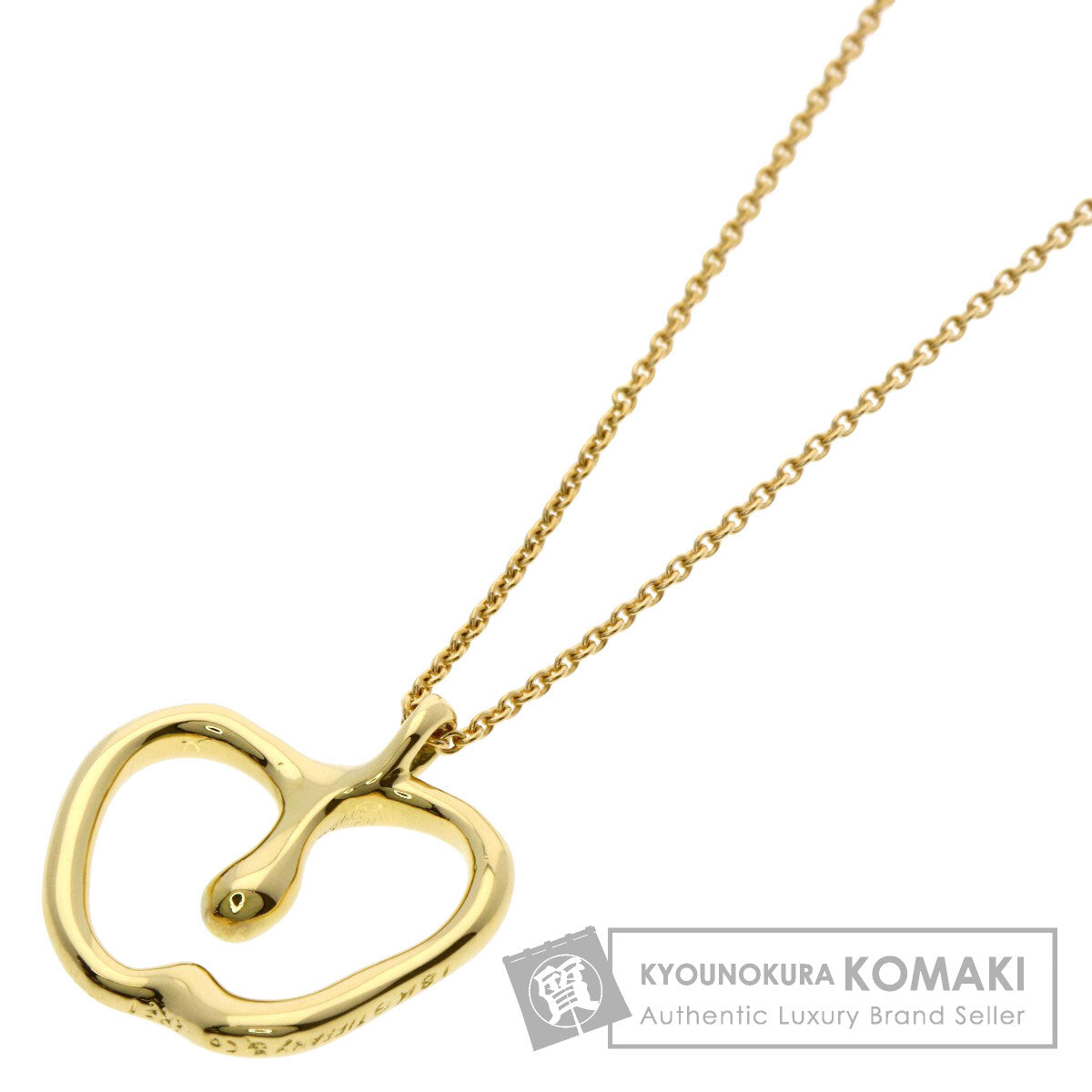 TIFFANY&Co. Apple Necklace K18 Yellow Gold Ladies [Used]