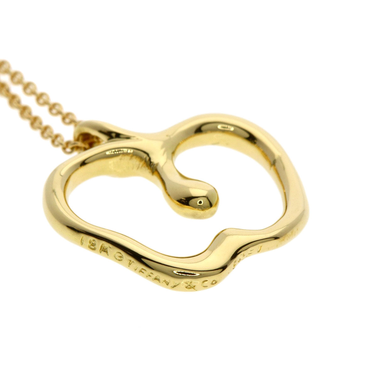 TIFFANY&Co. Apple Necklace K18 Yellow Gold Ladies [Used]