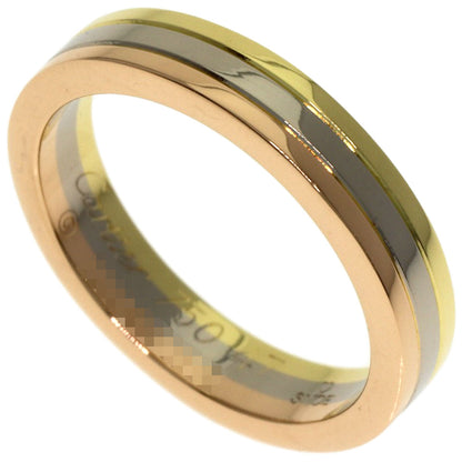 CARTIER Three Gold Ring K18 Yellow Gold K18 White GoldLadies [Used]