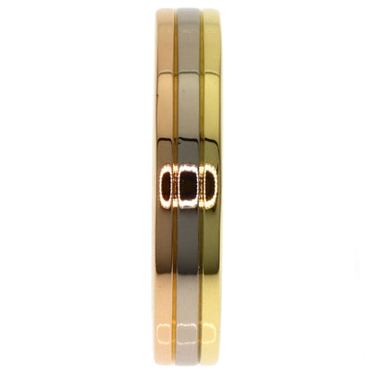 CARTIER Three Gold Ring K18 Yellow Gold K18 White GoldLadies [Used]