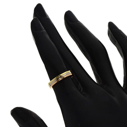 CARTIER Three Gold Ring K18 Yellow Gold K18 White GoldLadies [Used]