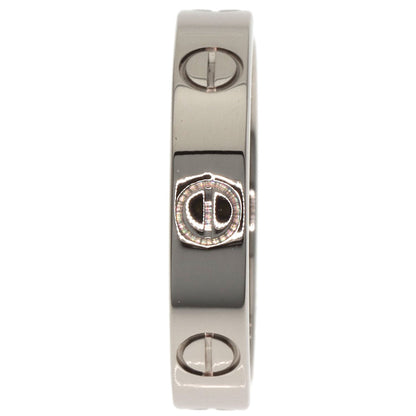 CARTIER mini love ring #49 Ring K18 White Gold Ladies [Used]