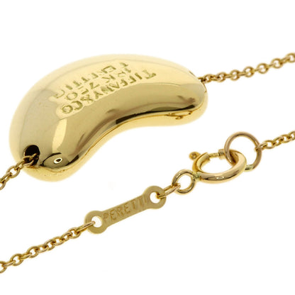 TIFFANY&Co. Bean Necklace K18 Yellow Gold Ladies [Used]