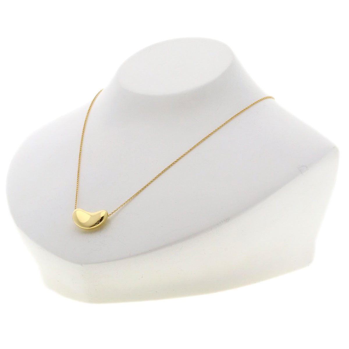 TIFFANY&Co. Bean Necklace K18 Yellow Gold Ladies [Used]