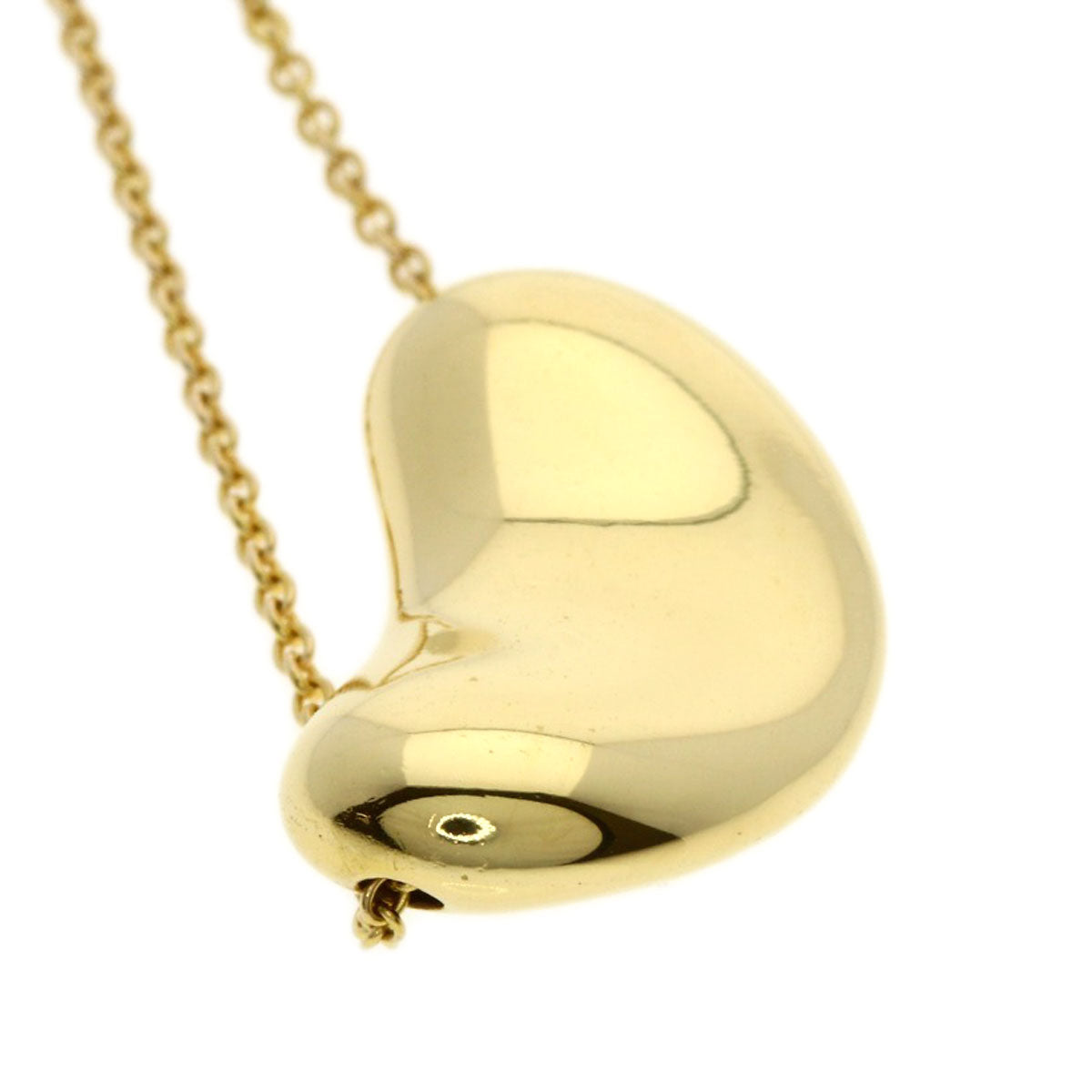 TIFFANY&Co. Bean Necklace K18 Yellow Gold Ladies [Used]