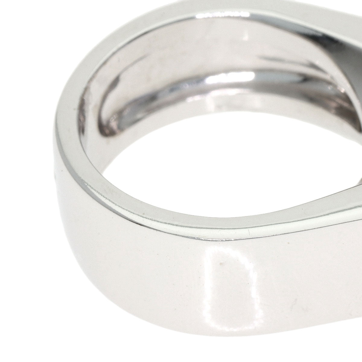 カルティエ タンキッシムリング カルセドニー #56 リング・指輪 K18ホワイトゴールド レディース 【中古】【CARTIER】