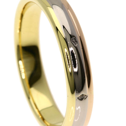 CARTIER Three colors #61 Ring K18 Yellow Gold 18K Pink GoldLadies [Used]