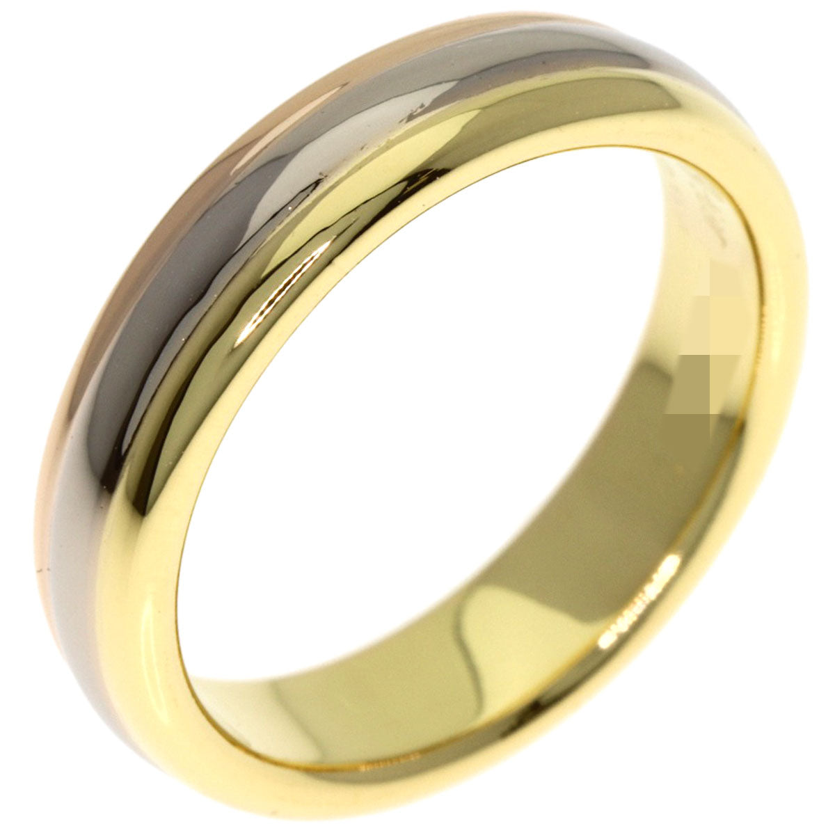CARTIER 3 colors #48 Ring K18 Yellow Gold 18K Pink GoldLadies [Used]