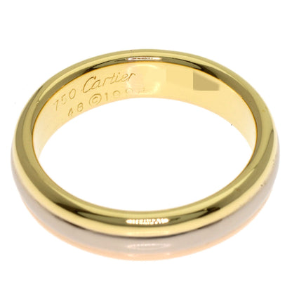 CARTIER 3 colors #48 Ring K18 Yellow Gold 18K Pink GoldLadies [Used]