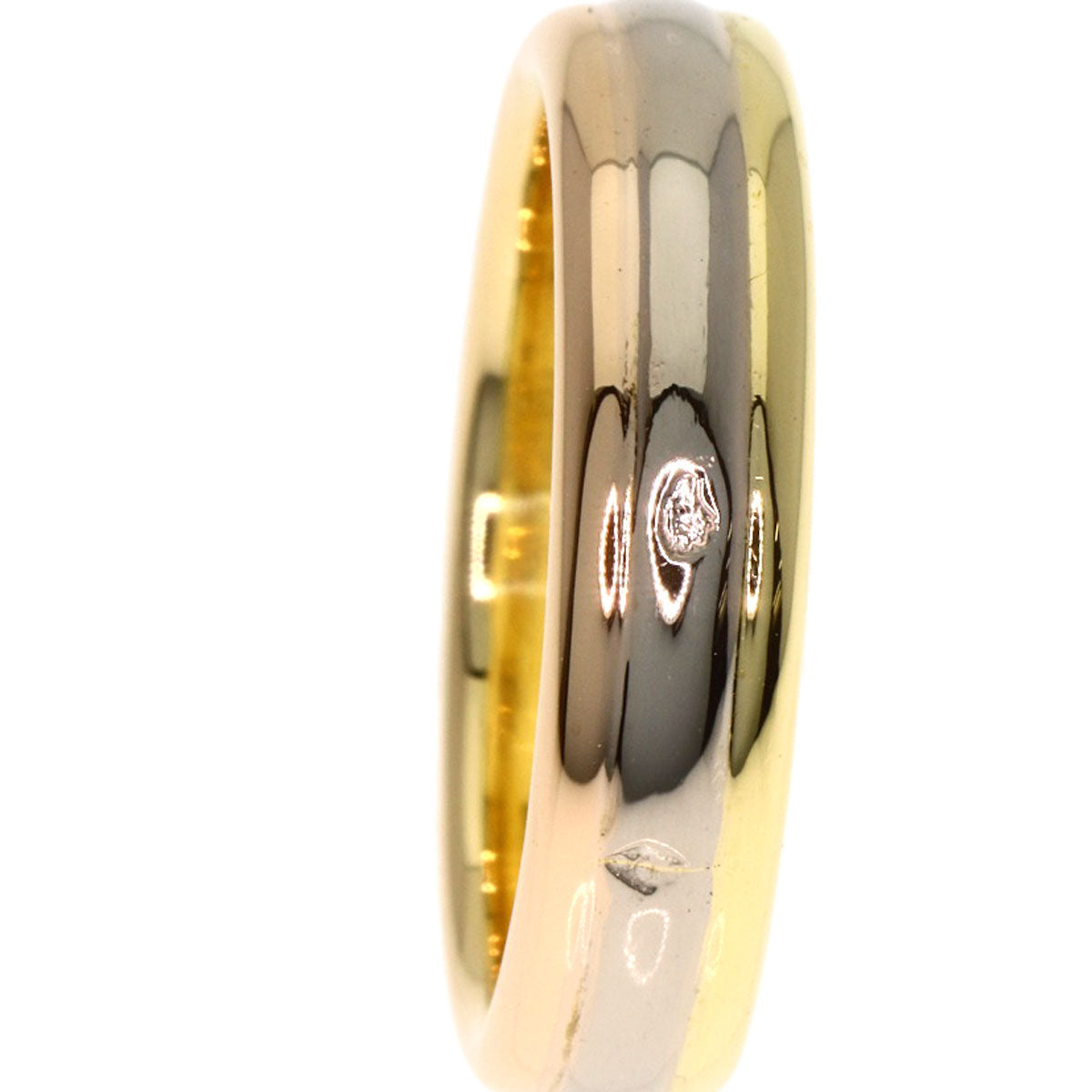 CARTIER 3 colors #48 Ring K18 Yellow Gold 18K Pink GoldLadies [Used]