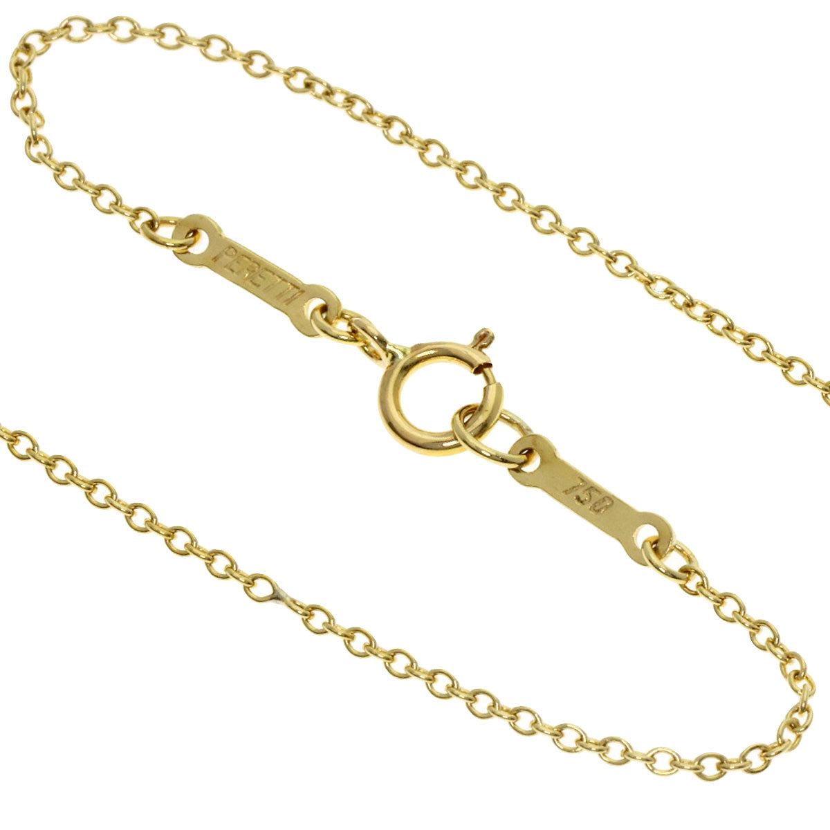 TIFFANY&Co. Open heart Necklace K18 Yellow Gold Ladies [Used]