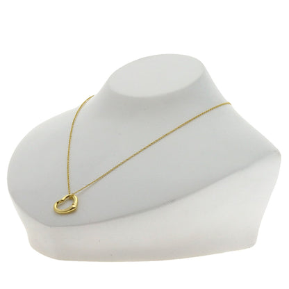 TIFFANY&Co. Open heart Necklace K18 Yellow Gold Ladies [Used]