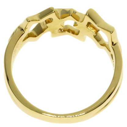 TIFFANY&Co. Triple star Ring K18 Yellow Gold Ladies [Used]
