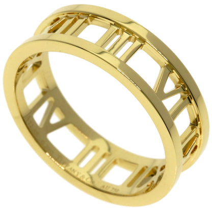 TIFFANY&Co. Atlas open Ring K18 Yellow Gold Ladies [Used]