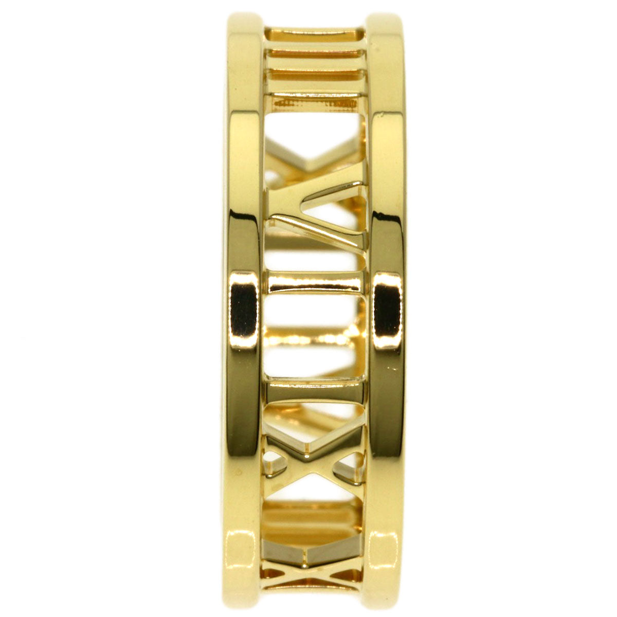 TIFFANY&Co. Atlas open Ring K18 Yellow Gold Ladies [Used]