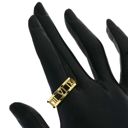 TIFFANY&Co. Atlas open Ring K18 Yellow Gold Ladies [Used]
