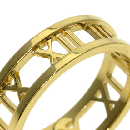 TIFFANY&Co. Atlas open Ring K18 Yellow Gold Ladies [Used]
