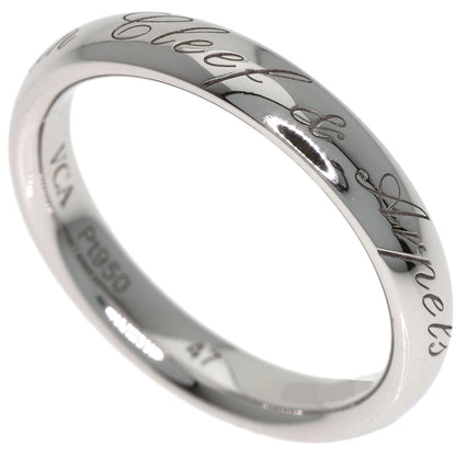 ヴァンクリーフ＆アーペル シニアチュール #47 リング・指輪 プラチナPT950 レディース 【中古】【Van Cleef & Arpels】