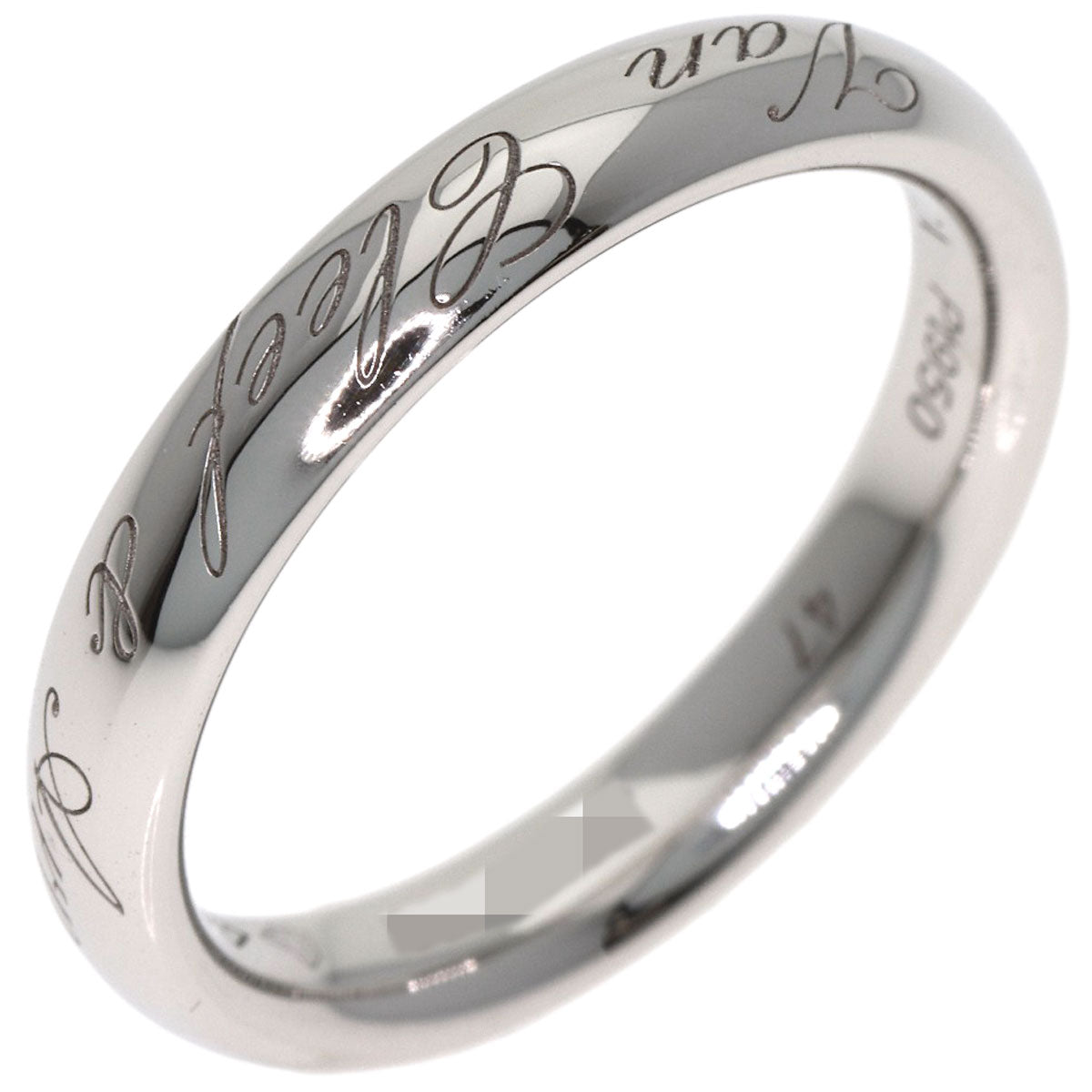 ヴァンクリーフ＆アーペル シニアチュール #47 リング・指輪 プラチナPT950 レディース 【中古】【Van Cleef & Arpels】