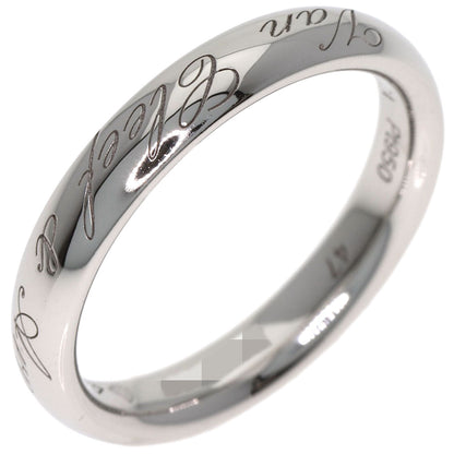 ヴァンクリーフ＆アーペル シニアチュール #47 リング・指輪 プラチナPT950 レディース 【中古】【Van Cleef & Arpels】