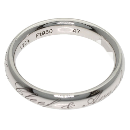 ヴァンクリーフ＆アーペル シニアチュール #47 リング・指輪 プラチナPT950 レディース 【中古】【Van Cleef & Arpels】