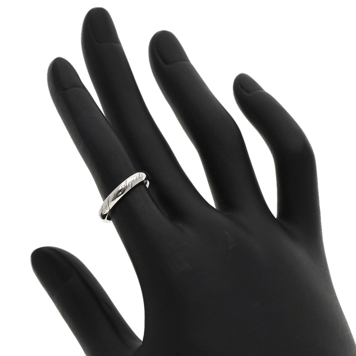 ヴァンクリーフ＆アーペル シニアチュール #47 リング・指輪 プラチナPT950 レディース 【中古】【Van Cleef & Arpels】